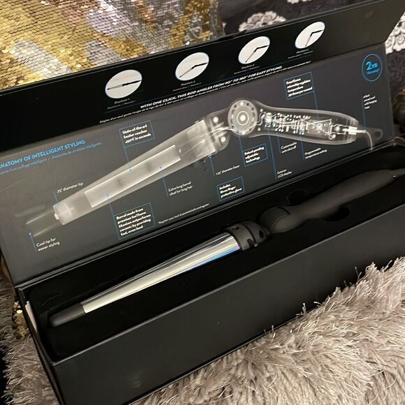 Paul mitchell neuro angle 1.25”cone barrell curling/styling iron/rod nib/nip/nwt - Picture 8 of 10